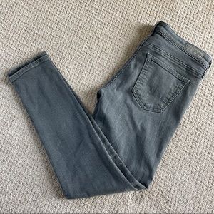 AG The Stevie Ankle Sz 27 Gray grey charcoal ash Adriano Goldschmied
